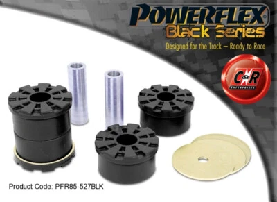 Powerflex Black RR Telaietto Fr Mnt Spazzole Per VW Golf 5 + 03-09 PFR85-527BLK - Immagine 1 di 4