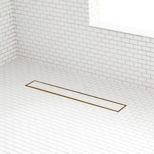 Signature Hardware 32" Tile-In Linear Duschablauf Messing poliert ohne Flansch - Bild 1 von 7