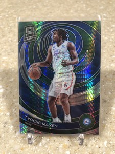 2022-23 Panini Spectra Tyrese Maxey Asia Green Prizm #80 76ers