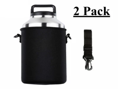 Bolsa de transporte con funda de 2 piezas para taza de botella Yeti Ramblers 64 oz con asa Foto 1 de 4