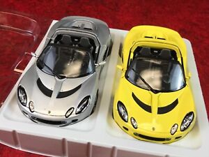 NEW Welly Diecast 2003 YELLOW  & SILVER LOTUS ELISE 111S 1:24