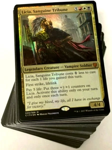***Custom Commander Deck*** Licia, Sanguine Tribune - Vampires - EDH Magic Cards - Picture 1 of 8
