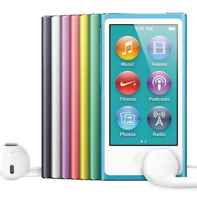 APPLE IPOD NANO 7TH GENERATION 16GB - ALL COLOURS AU - Image 1 of 4
