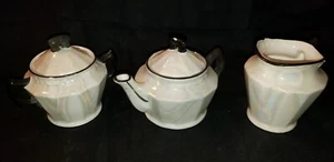 Vintage Czechoslovakian Lusterware Tea Set - Picture 1 of 6