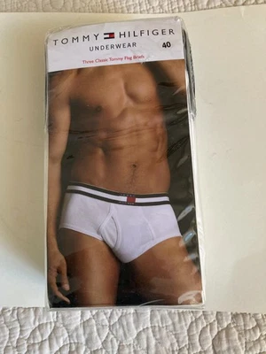 Tommy Hilfiger Paquete de 3 Calzoncillos Bandera Para Hombre Talla 40 - Nuevos Foto 1 de 2