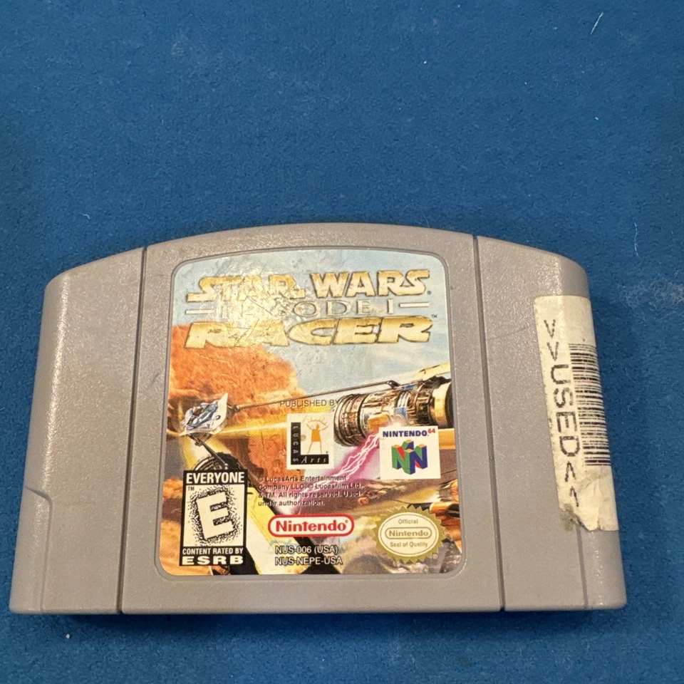 Star Wars Episode 1 Racer (Nintendo 64, N64, 1999) Authentic Cartridge   - Image 1 of 4
