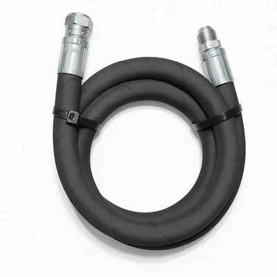 1/2" Hydraulic Hose Assembly - #8 Male JIC End, Female JIC 37  (4,000PSI) - Image 1 of 4
