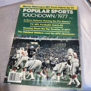 Popular Sports Touchdown / 1977 (Murray Olderman’s NFL Form Charts For ‘77) - Picture 1 of 3