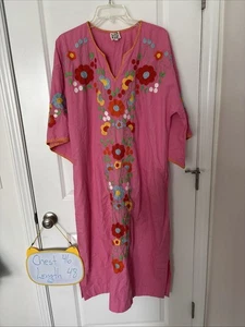 Sister Mary rosa besticktes Kleid Kaftan Gr. Large - Bild 1 von 12