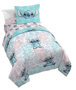 Disney Lilo & Stitch Twin Comforter Set - 5 Piece Bedding Includes Sheet Set ... - Picture 1 of 7