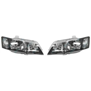 Black Headlights Pair NEW LH + RH for Holden VY Commodore '02-'04 SS - Picture 1 of 8