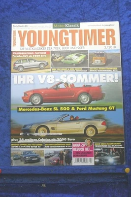 YOUNGTIMER 3/18 Audi 100 Avant Opel Rekord SL 500 Mustang GT Rover 75 Jaguar X-T - Immagine 1 di 2