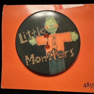 Jo-Ann Stores Little Monsters 2008 Large Plastic Button 2” (Lot#342) - Image 1 of 4