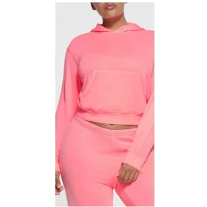 Sudadera con Capucha SKIMS French Terry Modal Clásica Ligera Mujer Coral Mediana (Nueva) - Imagen 1 de 8