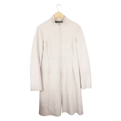 Abrigo para mujer Jane Norman Y2K gris imitación piel de oveja talla 12 Foto 1 de 4