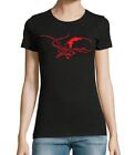 Smaug Lord of the rings Map Illustration womens T-shirt