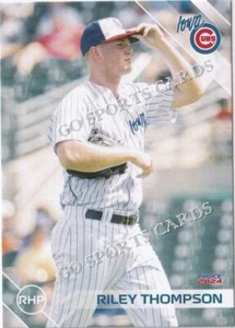 2024 Iowa Cubs Riley Thompson RC Rookie Chicago Minor Card - Picture 1 of 1