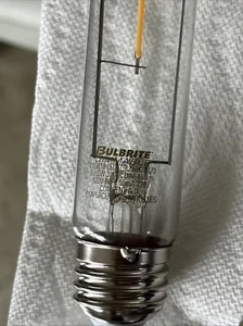 Bulbrite 40Watt Equivalent T9 Clear Dimmable Edison Light Bulb Warm White2PK LED - Picture 1 of 2