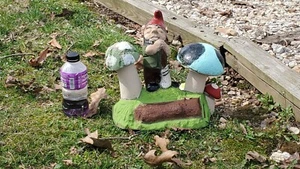 Very Rare vintage Gnome Garden Cement Statue - Picture 1 of 6