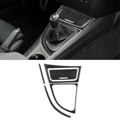 Kit de cambio de marchas interior de fibra de carbono 5 piezas para BMW Serie 1 E82 E88 Foto 1 de 4
