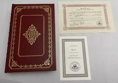 Easton Press Heat by Dwight Gooden Signed Leatherbound First Edition Baseball Foto 1 de 4