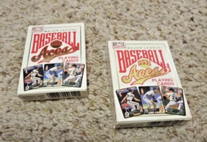 1993 Bicycle Aces MLB Baseball Complete Set Deck Playing Cards - Picture 1 of 3