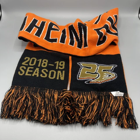 NHL Anaheim Ducks 2018-2019 Orange Alliance Member Season Ticket Holder Scarf Cover