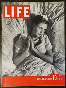 Life Magazine September 5, 1938 Fall Fashions - Bing Crosby - Robert Riggs - E2 - Imagen 1 de 1