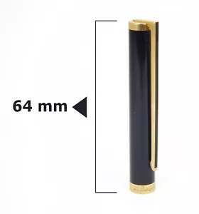 Bolígrafo Rollar Cap S. T Dupont con ribete negro y dorado - parte - Imagen 1 de 8