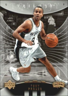 2005-06 Upper Deck Trilogy #78 Tony Parker Card - Image 1 of 2
