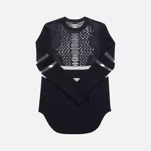 Alexander Wang x H&M Tunika Top mit Lochmuster in schwarz Gr.XS - Bild 1 von 2