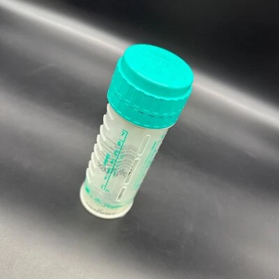 Garrafa de bebê Playtex vintage 7 oz verde-azulado gota em mamilo plano década de 1990 Y2K - Imagem 1 de 4