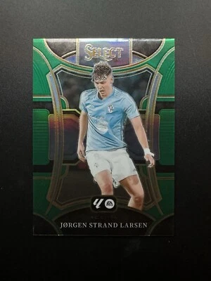 2023-24 Panini Select La Liga #157 Jorgen Strand Larsen Green refractor /5 - Image 1 of 2