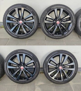 Jaguar XE 19" Venom Gloss Black Alloy Wheels with Pirelli Sotto0 Winter tyres 4X - Bild 1 von 18