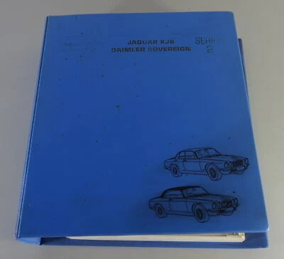 Manuale Officina Jaguar XJ6 + Daimler Sovrano Serie II Anno Fab. 1973-1979 - Immagine 1 di 4
