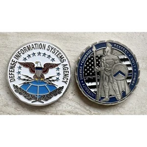 DISA Defense Information Systems Agency DoD Pentagon JT Military CHALLENGE COIN - Picture 1 of 3