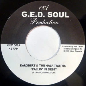 DeRobert The Half- - Fallin In Debt - New Vinyl Record 7 - R4593z - Imagen 1 de 1