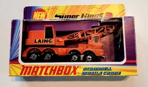 Matchbox Superkings Lang Scammell Mobil Crane K-12 in Orange in Mint OVP in MINT - Bild 1 von 17