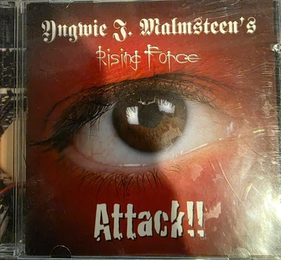YNGWIE MALMSTEEN'S RISING FORCE ATTACK CD MEtal Shred Guita Neo Classical metal Foto 1 de 3