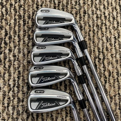 Titleist AP2 710 Iron Set Forged Right Hand 5-9 No PW w/ New Grips - Image 1 of 4