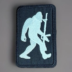 Tactical Hook And Loop Morale Patch “Sasquatch Big Foot” - Picture 1 of 3