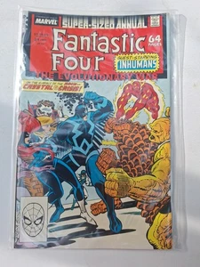 FANTASTIC FOUR ANNUAL #21 VOL 1 MARVEL COMICS EVOLUTIONARY WAR INHUMANS 1988 VFN - Imagen 1 de 6
