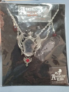 ALCHEMY 1977 DRAKUL'S MIRROR GOTHIC VAMPIRE BAT NECKLACE - Picture 1 of 9