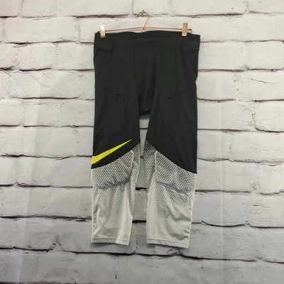 NIKE DRI-FIT Pants Mens XL Football Straight Drawstring Multicolor - Imagem 1 de 4