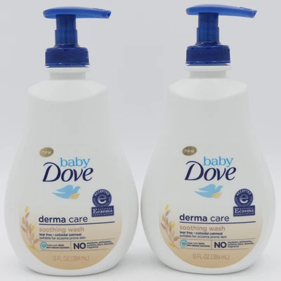 Dove Baby Derma Care lavado calmante con avena coloidal paquete de 2 13 oz cada biberón Foto 1 de 2