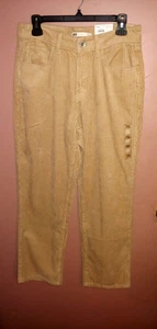 Pantalones de pana SO tiro alto pierna recta ancho bronceado ballena junior 11 nuevos con etiquetas - Imagen 1 de 4