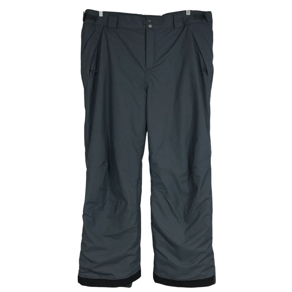 COLUMBIA - PANTALONES ESQUÍ NIEVE CINTURA AJUSTABLE OMNI-TECH GRIS XL HOMBRE - Foto 1 de 4