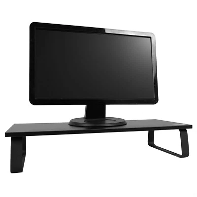 Monitor Riser Stand - Single Computer Screen Desk Organiser Twin Workspace Shelf - Image 1 of 4