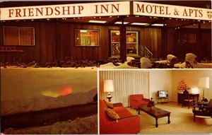 Friendship Inn Motel, South Lake Tahoe, California CA Vintage Postcard Unused - Picture 1 of 2