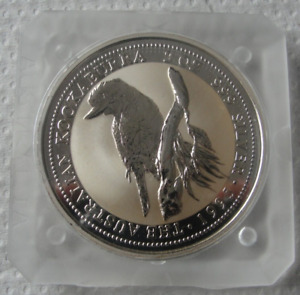 Silbermünze Australien Kookaburra 2 oz 2 Dollar 1995 999 Silber in Kapsel